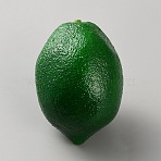 Foam Simulation Lemon, Imitation Fruit, for Showcase & Photography Props, Green, 74x52x51mm(DJEW-WH0039-134A)