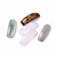Natural Mixed Gemstone Connector Charms, Arch Links, 36.5~37.5x9.5~10x7mm, Hole: 1mm(G-C015-01)