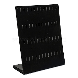 Velvet Pendants Displays, Black, 20.2x8.2x25.5cm(PDIS-B001-1)