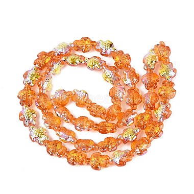 Electroplate Transparent Glass Beads Strands(EGLA-N055-04A-08)-2