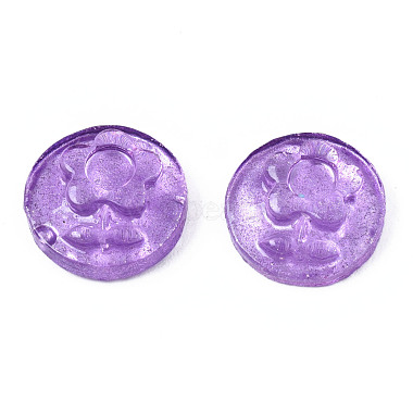 Spray Painted Transparent Resin Cabochons(CRES-S302-64-A04)-2
