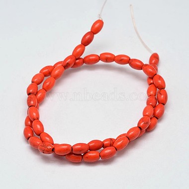 Dyed Synthetic Turquoise Bead Strands(G-M143-M-A)-3