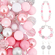 Pandahall Elite 1 ensemble de perles rondes en acrylique de style mixte(SACR-PH0001-52C)-1