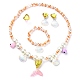 Plastic & Resin Bead Jewelry Set for Kids(SJEW-F221-02)-1