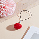 1Pc Tomato Resin Mobile Straps(HJEW-LP0001-72)-1