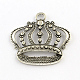 Crown Alloy Pendants(TIBEP-R336-181AS-LF)-1