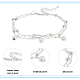 17Pcs 17 Style Heart & Leaf & Flower & Infinity Jewelry Set(SJEW-AN0001-41)-6