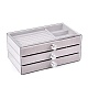 3-Tier PET Plastic Jewelry Storage Drawer Boxes(CON-N016-05B)-1