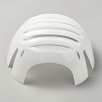 PE Plastic Safety Bump Cap Insert, White, 200x185mm(AJEW-WH0016-76)