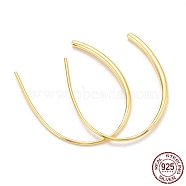 925 Sterling Silver Ear Thread, Golden, 30.5x1.5mm, Pin: 0.7mm(EJEW-H110-19G)