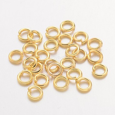 Golden Ring Brass Close but Unsoldered Jump Rings