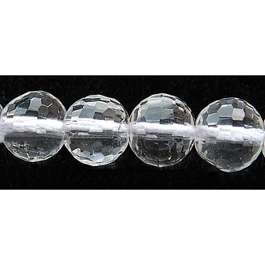 Clear Round Quartz Crystal Beads