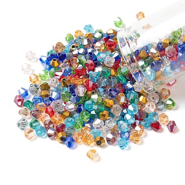 1500pcs 15 perles de verre à facettes de style bicône(EGLA-FS0001-03)-4