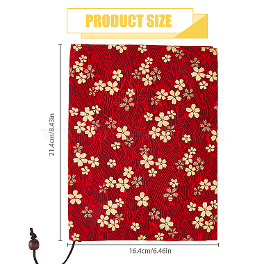 Sakura Pattern Cloth Book Covers(AJEW-WH0413-51B)-2