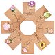 Kraft Paper Greeting Cards and Kraft Paper Envelopes Sets(DIY-NB0002-08)-1