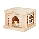 Casa de hámster de madera de pino ahandmaker(DIY-GA0001-67)-1