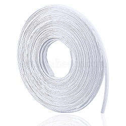 Polycotton Boning, Horsehair Braid Crinoline, for Sewing Wedding Dress Fabric, DIY Sewing Supplies, White, 14x2.5mm(DIY-WH0504-16A)