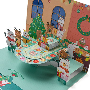 3d Pop-up-Grußkarte aus Papier(AJEW-P124-G02)-2