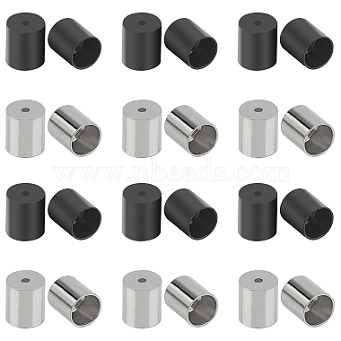 Gunmetal & Stainless Steel Color 304 Stainless Steel End Caps