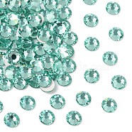 Preciosa&reg MAXIMA Crystal No Hotfix Flatback Stones, Czech Crystal, Dura Foiling, Round(438 11 615 Chaton Rose), 50005 Caribbean Sea, SS16(3.8~4mm)(Y-PRC-NSS16-50005)