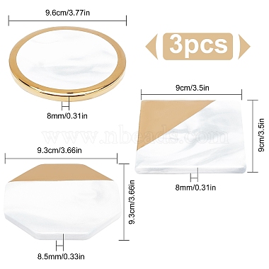 CRASPIRE Porcelain Cup Mat(DJEW-CP0001-01)-2