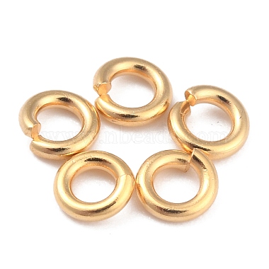 Real 24K Gold Plated Ring Brass Open Jump Rings