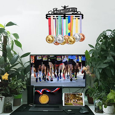Support mural d'affichage de support de cintre de médaille de fer(ODIS-WH0021-767)-7