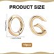 10Pcs Brass Spring Gate Rings(KK-ME0004-13G)-2