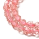 Cherry Quartz Glass Beads Strands(G-K382-A05-01)-4