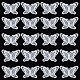 Butterfly Shape Polyester Lace Embroidery Sewing Ornament Accessories(DIY-WH0401-39A)-1