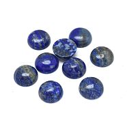 Natural Lapis Lazuli Cabochons, Half Round, 6x2.5~3.5mm(G-G788-A-01)