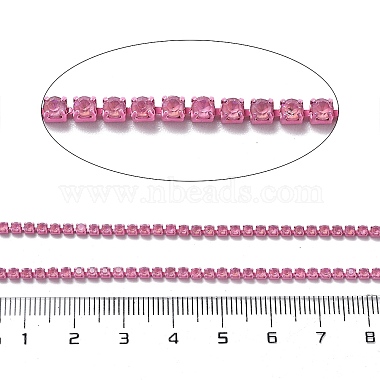 Cadena de copa de cristal con diamantes de imitación de hierro(CH-U001-01E)-3