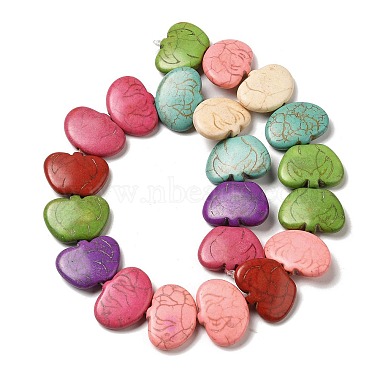 Synthetic Turquoise Dyed Beads Strands(G-P507-23A)-3