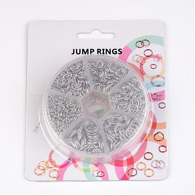 1 Box Open Jump Rings Brass Jump Rings(KK-JP0008-P-NF)-5