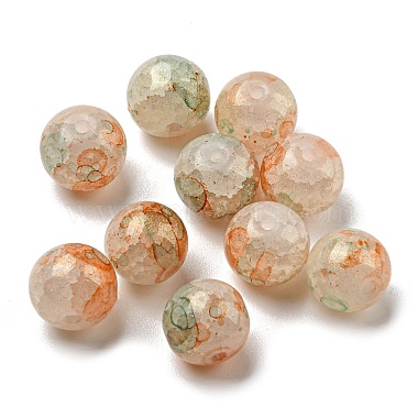 Transparent Crackle Glass Beads(GLAA-D012-02D)-2
