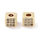 Brass Micro Pave Clear Cubic Zirconia Beads(KK-P271-18G)-1