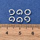 Messing Open Ringe springen(KK-G604-08S-21)-3