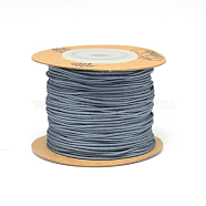 Nylon Cords, String Threads Cords, Slate Blue, 1mm, about 54.68~59.05 yards(50~54mm)/roll(OCOR-L035-H27)