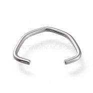 304 Stainless Steel Quick Link Connectors, Linking Rings, Oval, Stainless Steel Color, 12x17x1.3mm(STAS-K194-24P)
