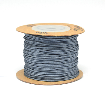 Nylon Cords, String Threads Cords, Slate Blue, 1mm, about 54.68~59.05 yards(50~54mm)/roll