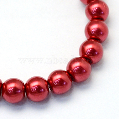 Baking Painted Glass Pearl Bead Strands(X-HY-Q003-5mm-51)-2