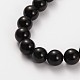 Natural Obsidian Beads Strands(X-G-O030-4mm-08)-2