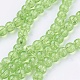 Spray Painted Crackle Glass Beads Strands(CCG-Q001-6mm-11)-1