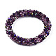Glass Beaded Crochet Stretch Bracelet(X-BJEW-T016-09B)-1