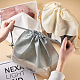 Givenny-EU 8Pcs 4 Colors Blank Non-Woven DIY Craft Drawstring Storage Bags(ABAG-GN0001-10B)-5