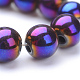 Chapelets de perles en hématite synthétique sans magnétiques(X-G-S096-8mm-6)-2