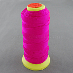 Nylon Sewing Thread, Medium Violet Red, 0.6mm, about 500m/roll(NWIR-Q005A-22)