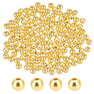 Elite Brass Beads, Long-Lasting Plated, Rondelle, Golden, 6x5mm, Hole: 1.6mm, 150pcs/box(KK-PH0004-76A)