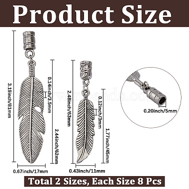 16Pcs 2 Styles Alloy Cord Ends(FIND-GF0009-76)-2