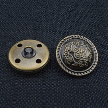 Brass Shank Buttons(BUTT-TAC0002-01A-AB)-1
